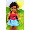 Cute Girl Sarı Balonlu Kumral Mini Bebek