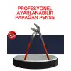 Dayanıklı Çelik Papağan Pense Ergonomik Yalıtımlı Sap