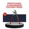 Dayanıklı Çelik Papağan Pense Ergonomik Yalıtımlı Sap