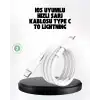 Dayanıklı Dış Kaplamalı 30W 5.0A Type-C Hızlı Şarj ve Data Kablosu