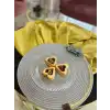 Decohandy 39cm Çiçekli Jüt Örme Supla Amerikan Servis