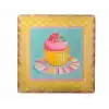 Decotown Duvar Panosu 40*40 Cup Cake Muffin Motifli Duvar Süsü