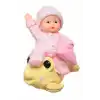 Decotown Hediyelik Sevimli Pembe Bebek Biblo Polyester Süs Eşyası