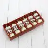 Dekoratif 6lı Beyaz Mini Atlı Karınca