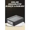 Dekoratif Duvar Lambası Solar Güneş Enerjili Bahçe Aydınlatması