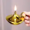Dekoratif Gold Pilli Mum Lamba