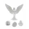 Dekoratif Melek İnsan Figürlü 3D Heykel Biblo Modern Ev Dekoru