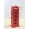 Dekoratif Metal Telefon Kulübesi Kumbara Alk3468