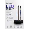 Dekoratif Ortam Aydınlatması RGB LED 10’lu Çubuk Seti