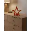 Dekoratif Yıldız Şeklinde Turuncu Mumluk Ev Aksesuarı
