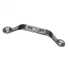 Eco Lounge Dekoratif Zamak Kulp Dıştan - 64mm, Nikel, 1 Adet