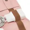 Deri Kablo Aksesuar Taşıma Çantası NU2 Pembe