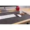 Deri Masa Matı 91*48cm TN1 Gri