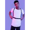 Deri Sade Erkek Harness Askı 1162
