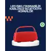Derin Baslı Çift Hoparlörlü Taşınabilir Kablosuz Hoparlör