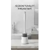 Deterjan Hazneli Ergonomik Silikon Tuvalet Fırçası