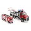 Die Cast Çek Bırak Vinçli Kurtarıcı ve Söndürücü İtfaiye Aracı