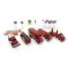 Die Cast Metal 20 Parça İtfaiye Seti - Tankerli
