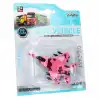 Die Cast Metal F-15 Benzeri Savaş Uçağı Pembe Kamuflaj