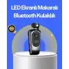 Dijital Ekranlı Bluetooth Kulaklık – Titreşimli Bildirim, 25 Saat Kullanım