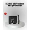 Dijital Ekranlı Şarjlı Hava Kompresörü 150 PSI Güçlü Motorlu