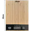 Dijital Lcd Mutfak Tartısı Terazisi 5kg Bambu Desenli