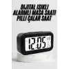 Dijital Masa Saati Termometre Takvim Led Ekran Pilli Ev Ofis Masası