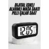Dijital Masa Saati Termometre Takvim Led Ekran Pilli Ev Ofis Masası