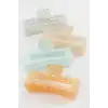 Dikdörtgen Renkli Mandal Toka 12 cm