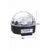 Disko Topu Renkli Işıklı Lazer Parti Bluetooth Bağlantılı Led Küre