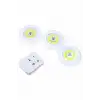 Dolap Işığı Mutfak Rafı Işığı Uzaktan Kumandalı 3 Lü Spot Led Lamba