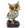 Dolar Baskılı Özel Tasarım Polyester Baykuş - 17x10 cm