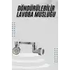 Dönebilen Musluk Başlığı Akrobat Mutfak Banyo Musluk Ucu Başlığı Oynar Başlıklı