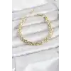 Dorika Model Pirinç Kadın Bileklik