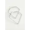 Dörtgen Halka Küpe 4,5 cm