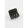 Düz Siyah Renkli Mandal Toka 4 cm