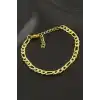 Düz Zincir Çelik Bileklik