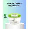 El Tipi Yiyecek Kıyıcı Üç Bıçaklı Pratik Doğrayıcı