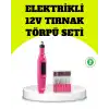 Elektrikli Manikür Pedikür Törpü Seti 6 Başlıklı