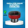 Elektrikli Vakumlu Çukurluk Masaj Aleti Isıtmalı Ve Kırmızı Işıklı Terapi Seti