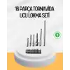 Ergonomik 16 Parça Bits Tornavida Uç Ve Adaptör Seti