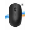 Ergonomik Tasarım Kablosuz Siyah Mouse Hassas Uzun Ömürlü