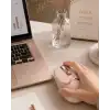 Ergonomik Tasarımlı Kablosuz Mouse Bluetooth ve USB Alıcılı