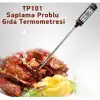 Dijital Mutfak ve Gıda Termometresi - Hassas Ölçüm - Paslanmaz Çelik - Daldırmalı Model - Saklama Kutulu
