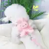 Evcil Hayvan Peluş Ayıcıklı Göğüs Gezdirme Tasması Set