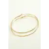 Ezme Metal Halka Küpe 8-9-10 cm