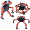 Fidget Spinners Dönüştürülebilir Zincir Çark Robot Oyuncak -1 adet stokta olan gönderilir