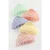 Fileli Renkli Mandal Toka 8 cm