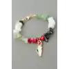 Filistin Kırık Doğaltaş Bileklik
