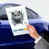 Fulcar Kedi Tasarımlı Araç Stickerı